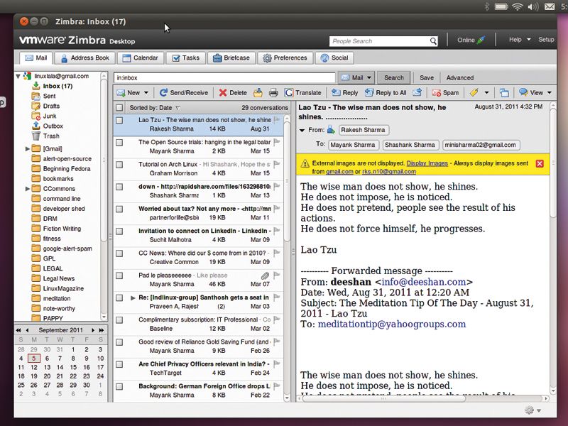 mail program for linux similar to mac osx mail
