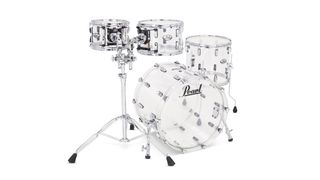 Each drum is completely transparent, and as with the '70s version, the new shells are entirely seamless