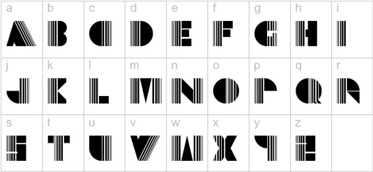 Free retro fonts: Echo Deco