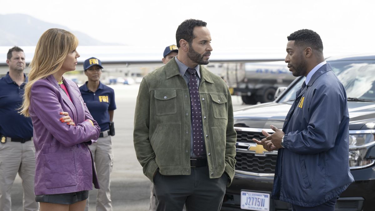 Kaitlin Olson, Daniel Sunjata and Jocko Sims in High Potential