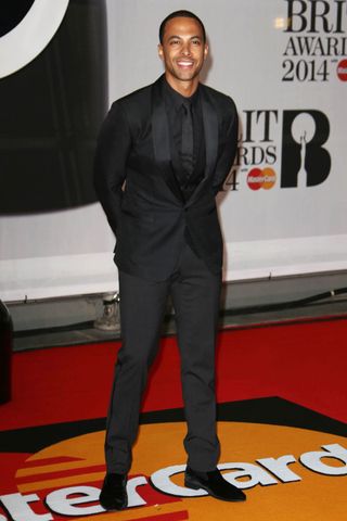 Marvin Humes at the Brit Awards 2014