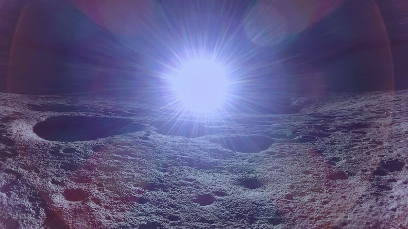 A photograph of a sunrise on the moon captured by Firefly Aerospace&#039;s Blue Ghost lander. 