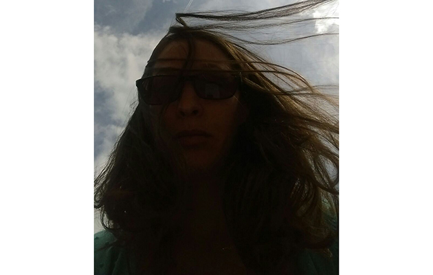 An awkward, accidental selfie