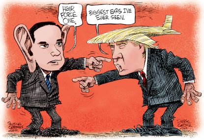 Political Cartoon U.S. Trump Rubio