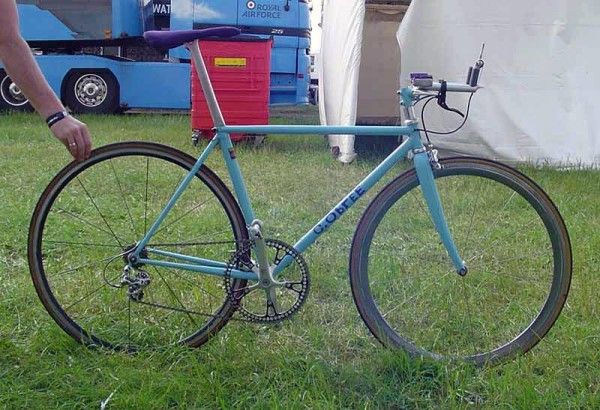 Graeme Obree's new bike.