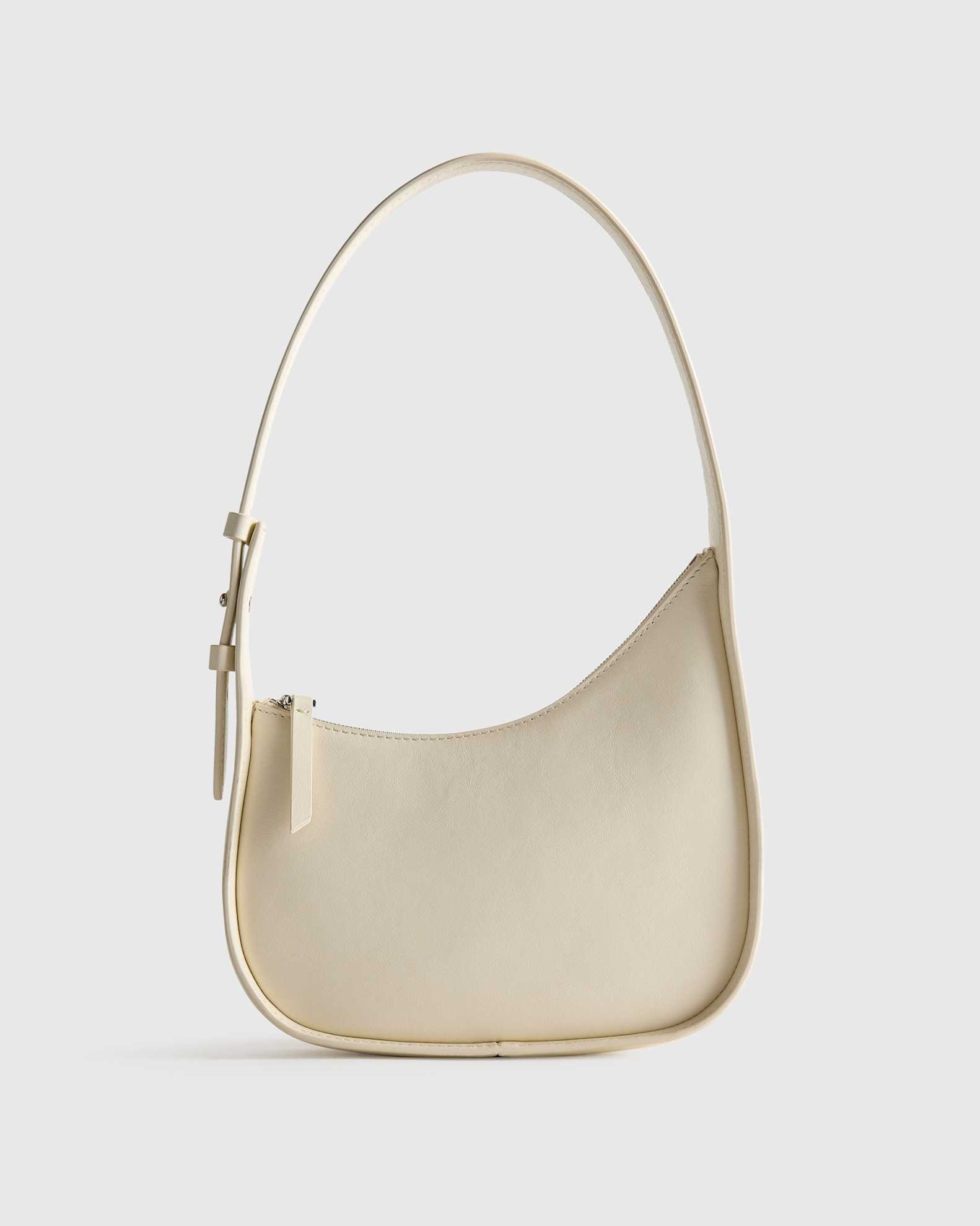 Quince, Mercer Mini Shoulder Bag in Soft Ivory