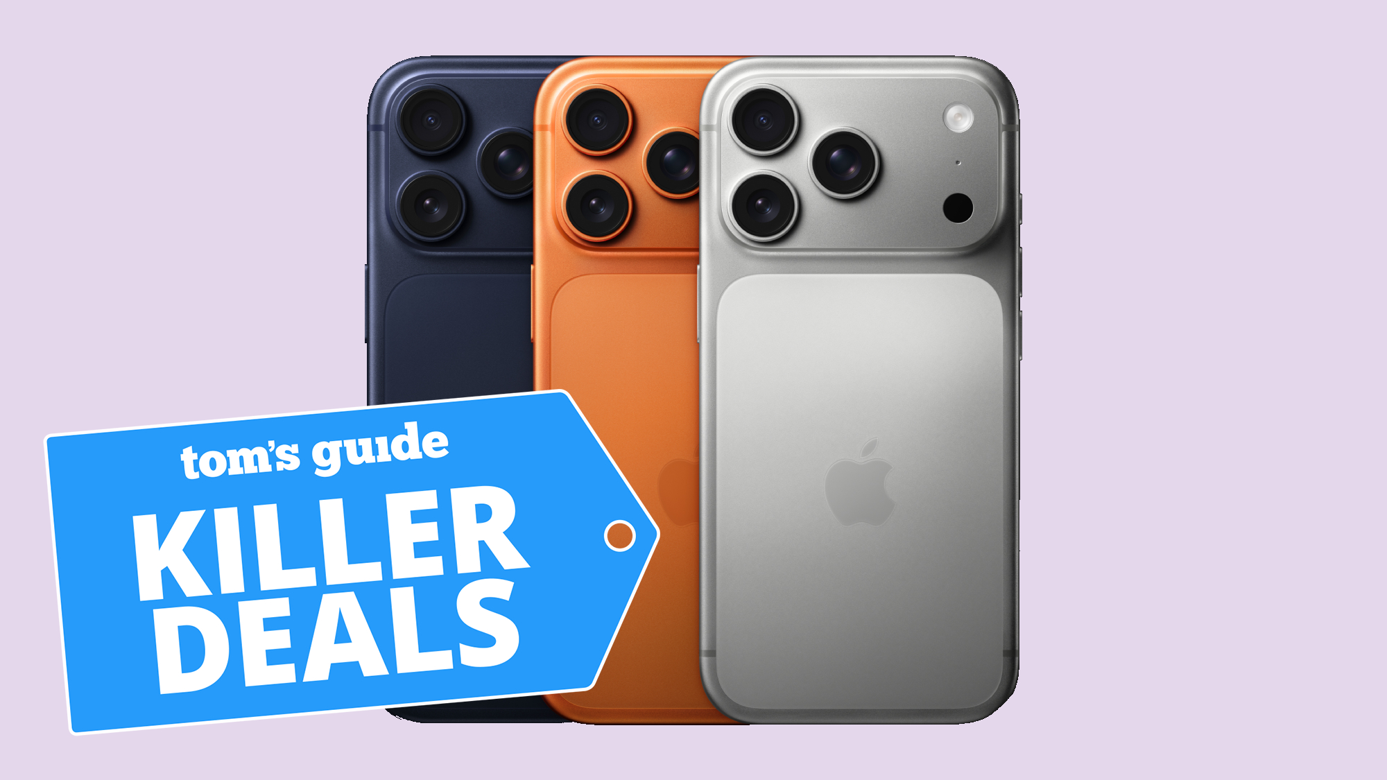 iPhone 17 Pro models in three colors