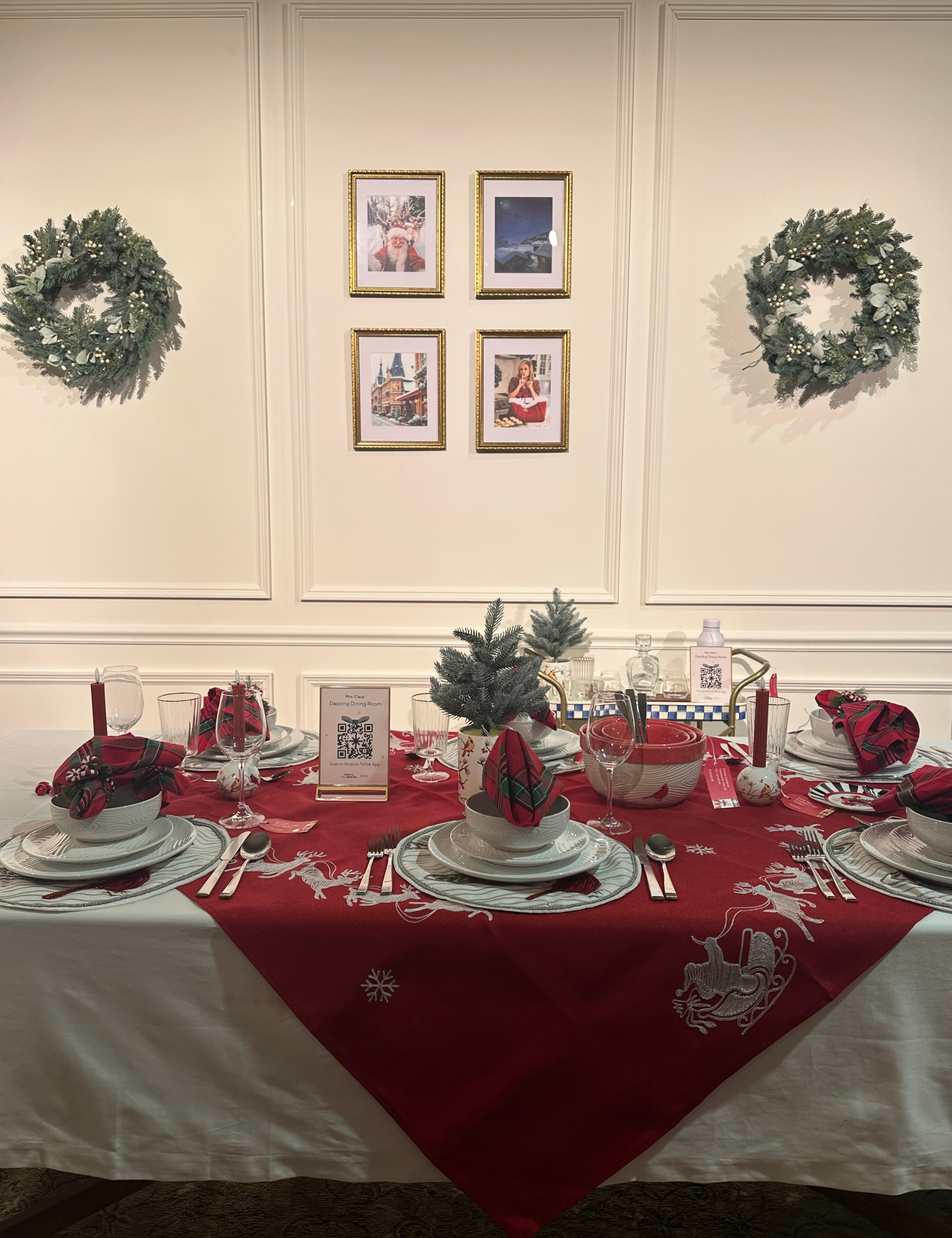 QVC Christmas holiday tablescape