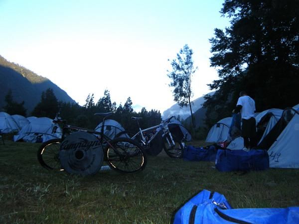 This is my room with a view of the Andes.