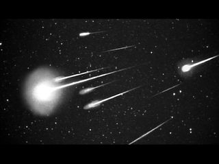 Meteor Showers And Shooting Stars Formation Space