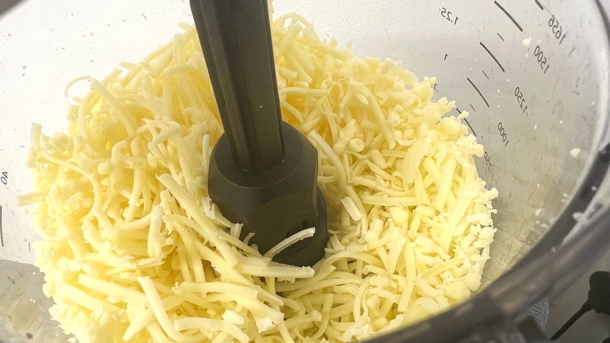 Cheese grated using Nutribullet Triple Prep System