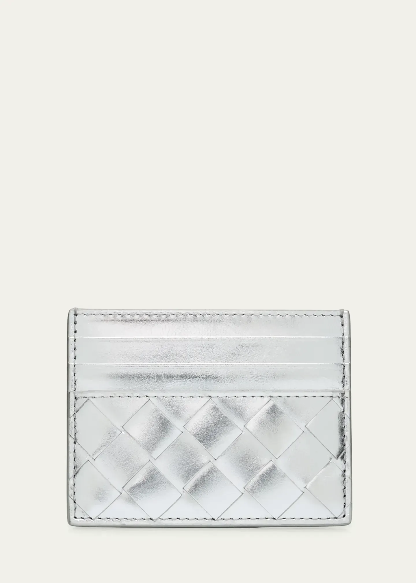 Bottega veneta silver wallet