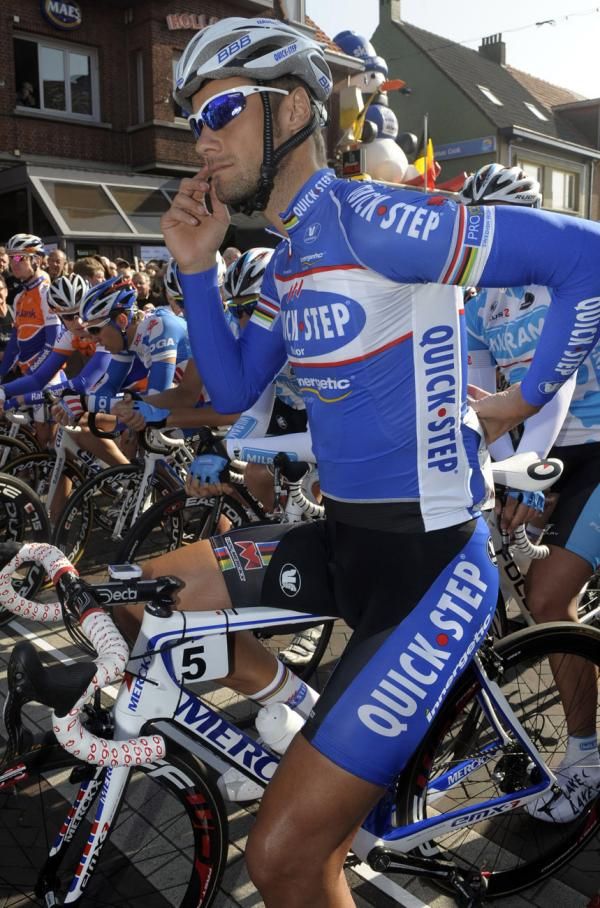 The race was Tom Boonen's (Quick Step) last for the season.