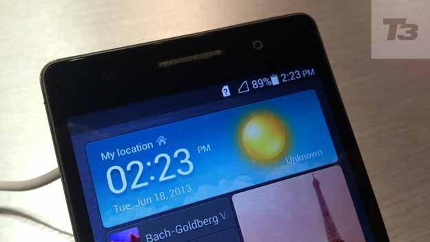 Ascend P6 front camera
