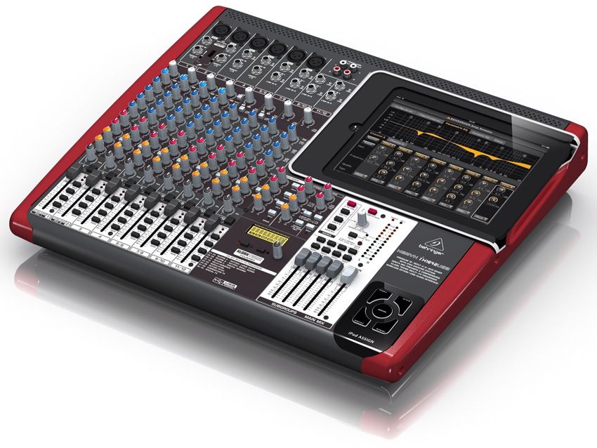 Like all its new XENYX iX mixers, Behringer's iX1642USB interfaces directly with the iPad.