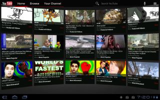android 3.0 youtube