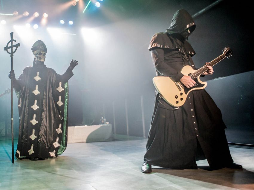 Ghost's Nameless Ghoul talks picking Papas, playing Gibson RD guitars ...