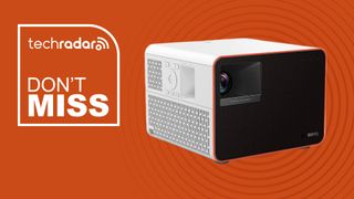 BenQ X1300i on orange background