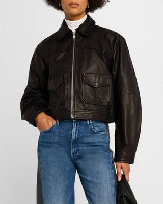 Clyde-Lederjacke