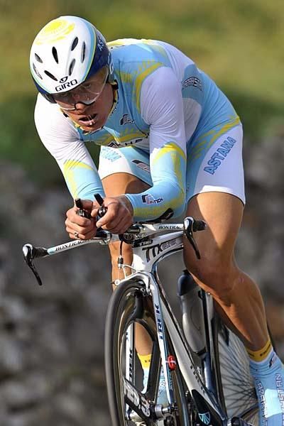 Alexandre Vinokourov (Kazakhstan) was also back at worlds after a lengthy absence.