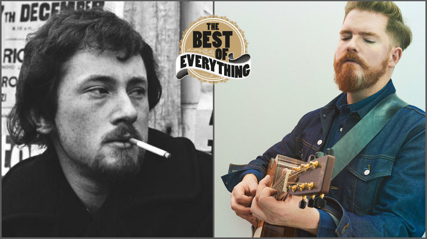 a collage of shots of john renbourn and john smith