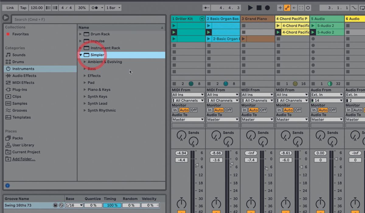 How to make a track in Ableton Live 11 Lite: using sampling to get the ...