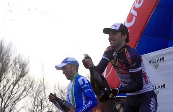 Champagne time for Andrea Palini (Team Idea)
