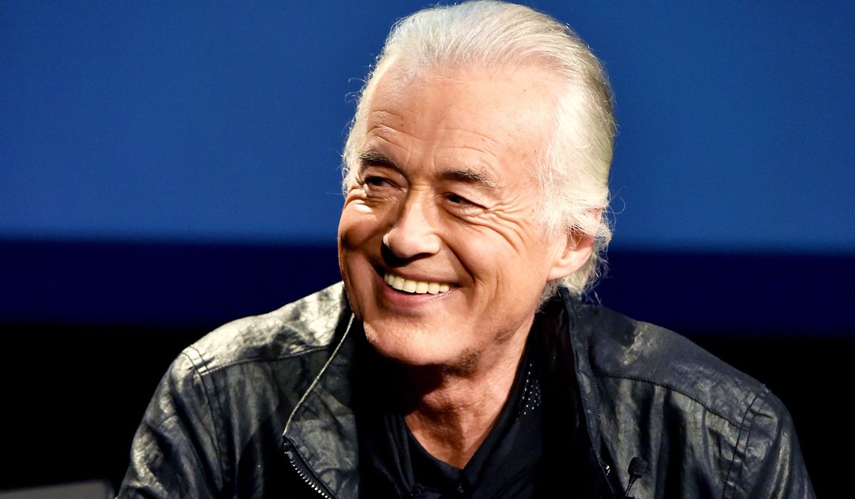 Jimmy Page speaks onstage at &quot;An Evening With Jimmy Page And Chris Cornell In Conversation&quot; at the Ace Hotel on November 12, 2014 in Los Angeles