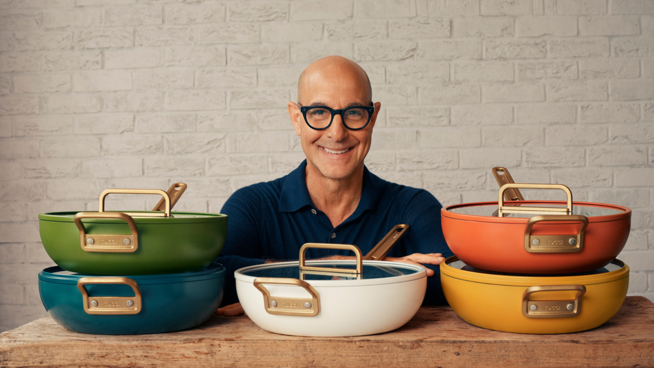 Stanley Tucci GreenPan, image courtesy of Williams Sonoma