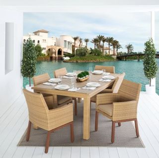 Target outdoor furniture 6 chair dining set