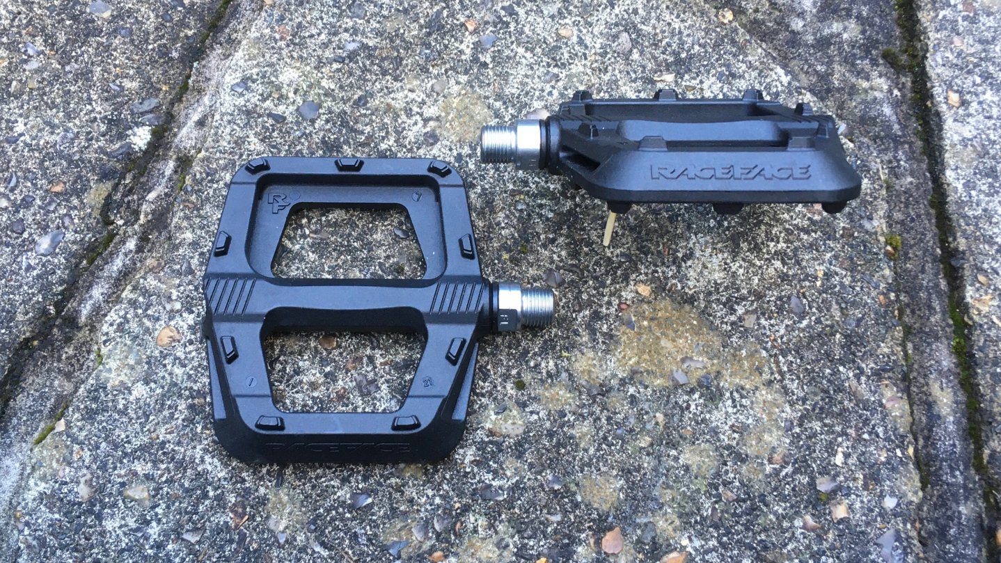Image shows Raceface Ride which are among the best commuter bike pedals