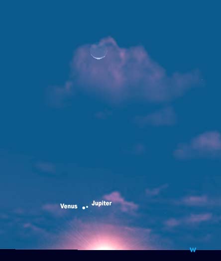 Jupiter and Venus to Cross Paths Feb. 16