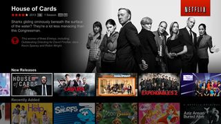 Netflix homepage