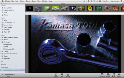 How to customise iPhoto slideshows