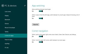 The new Settings charm in Windows 8.1