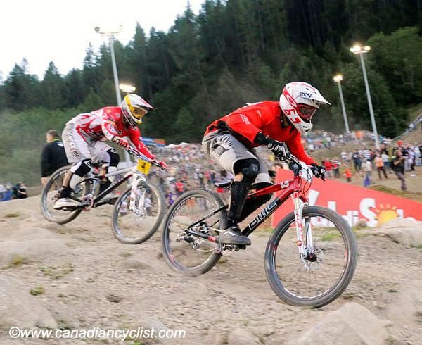 Roger Rinderknecht (BMC) and Tomas Slavik (RSP 4 Cross Racing Team).