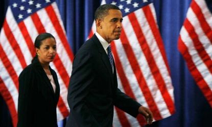 President Obama regrettably supported Susan Rice's decision to drop her bid to become secretary of state.