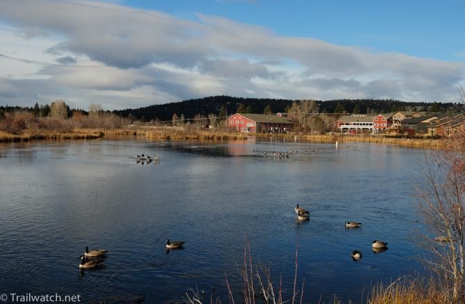 The view from the race course in Bend