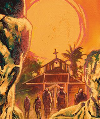 Evil Dead poster artist takes on Zombie Flesh Eaters