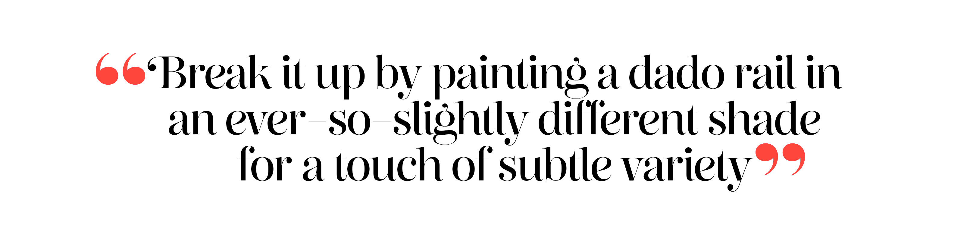Animated pull quote on colour drenching