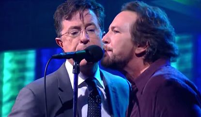 Stephen Colbert rocked the free world with Pearl Jam