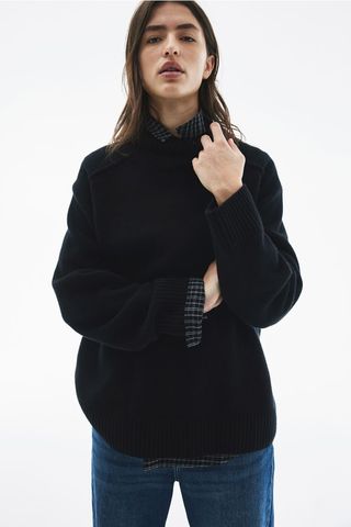 Cashmere-Blend Turtleneck Jumper