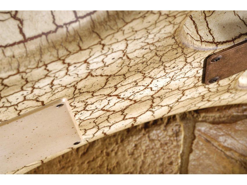 The distressed finish looks very authentic