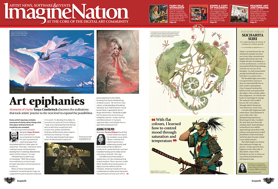 Images from issue 269 of ImagineFX magazine