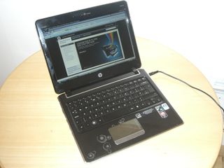 HP's dv2 is an impressive-looking laptop