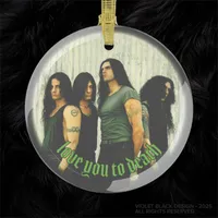 Etsy Goth Christmas Ornament - Type O Negative Etsy Goth Christmas Ornament - Type O Negative