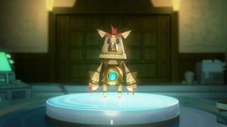 Knack stands on a circle