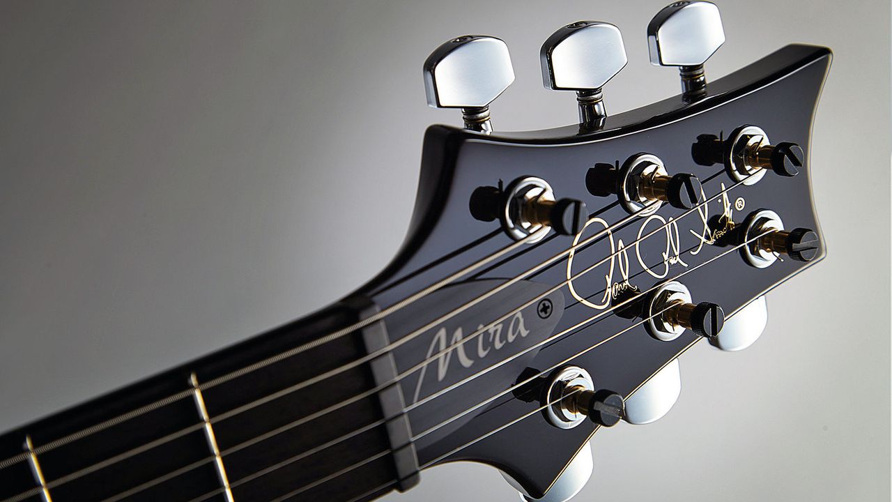 The unplated tuner posts are designed to maximise tone
