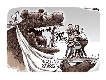 Wall Street: 99 percent full