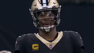 Jameis Winston playing for the New Orleans Saints
